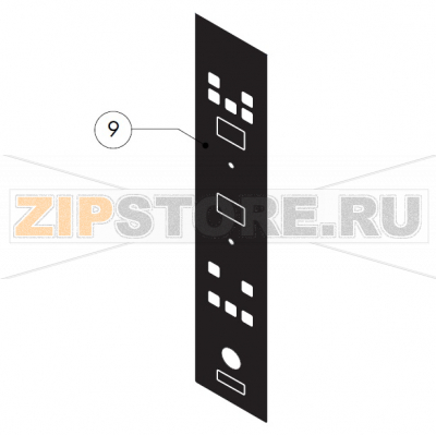 Plate Lainox MVE051P             Plate Lainox MVE051PЗапчасть на сборочном чертеже под номером: 9Название запчасти на итальянском языке языке: Plate Lainox MVE051P
