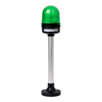 Лампа светодиодная, сигнальная, Ø: 66 мм Autonics MS66P-RFF-G