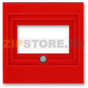 Накладка для розеток USB/HDMI/VGA, красная ABB 2CHH290040A4065 