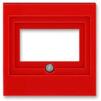 Накладка для розеток USB/HDMI/VGA, красная ABB 2CHH290040A4065