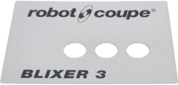 FRONTPLATTE BLIXER3B ROBOT COUPE 405864