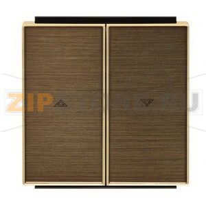 Клавиша для выключателя жалюзи, античная латунь ABB 2CLA854400A1201 