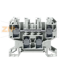 КЛЕММА ТЕРМОПЛАСТИКОВАЯ 2-Х УРОВНЕВАЯ РАЗМЕР 4  6,5ММ 1-ПОЛЮСН. СИНЯЯ ДВОЙНОЕ ПОДСОЕДИНЕНИЕ Siemens 8WA1011-6BG11