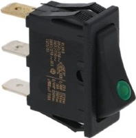 ВЫКЛЮЧАТЕЛЬ ТРЕХПОЛЮСНЫЙ ЧЕРНЫЙ 16А 250В