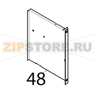 Staffa supporto boiler Tecnoeka KF 1010 EV UD Staffa supporto boiler Tecnoeka KF 1010 EV UDЗапчасть на деталировке под номером: 48