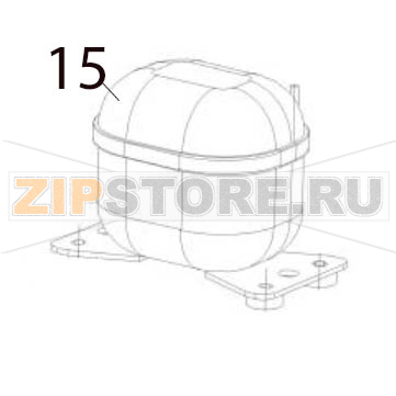 Compressor Hurakan HKN-IMSD15 Compressor Hurakan HKN-IMSD15Запчасть на деталировке под номером: 15