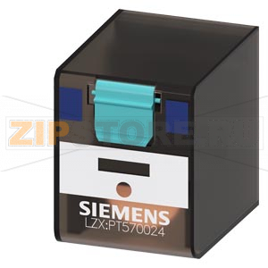 ВТЫЧНОЕ РЕЛЕ , 4 П КОНТАКТА, 24V DC, 6A, ШИРИНА 22.5MM Siemens LZX:PT570024 