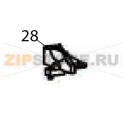 Label guide-L Godex RT230 Label guide-L Godex RT230Запчасть на деталировке под номером: 28Название запчасти Godex на английском языке: Label guide-L RT230.