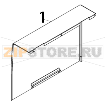 Electronics cover TSC TTP-644MT Electronics cover TSC TTP-644MTЗапчасть на деталировке под номером: 1