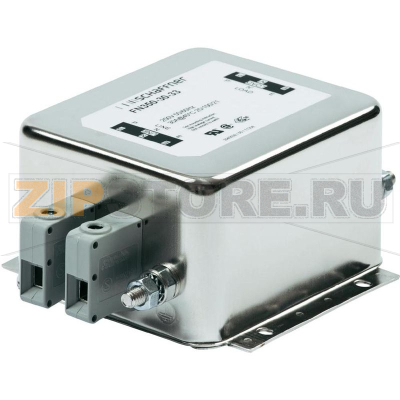 Фильтр сетевой 20 А, 1 фаза, 250 В/AC, 119x105x57 мм, 10 шт Schaffner FN 350-20-29 
