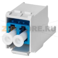 FO LC coupler; Plastic enclosure; for mounting in 19" module frame 1 pack = 5 units Siemens 6GK1901-0RP10-0AA0