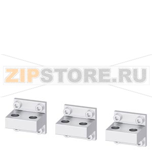 rear main circuit connections horizontally/vertically adjust. 3 units, for guide frame of withdrawable circuit breaker accessory for circuit breaker 3WL10 / 3VA27 Siemens 3VW9011-0AN32 