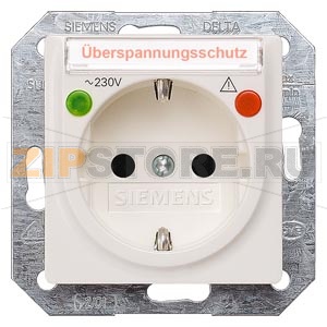 I-SYSTEM РОЗЕТКА SCHUKO АЛЮМИНИЕВЫЙ МЕТАЛЛИК С ЗАЩИТОЙ ОТ ПЕРЕНАПРЯЖЕНИЯ И ПРИКОСНОВЕНИЯ, ИНДИКАТОРОМ СТАТУСА И ПОЛЕМ ДЛЯ НАДПИСИ 55MM X 55MM Siemens 5UB1942 