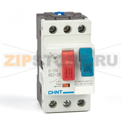 Мотор-автомат 6-10 A Chint NS2-25 