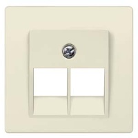 DELTA I-SYSTEM ЭЛЕКТРИЧЕСКИЙ БЕЛЫЙ КРЫШКА СИСТЕМНОЙ РОЗЕТКИ CAT. 3 2X8-ПОЛЮС. 55X55MM Siemens 5TG1208