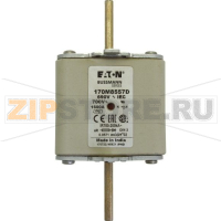 Предохранитель, 1600 A, AC 690 В, 200 кА, DIN 3, aR, DIN, IEC Eaton FUSE 1600A 690V aR DIN 3 HSDNH
