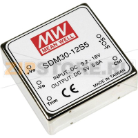 Преобразователь DC/DC, 5 А Mean Well SDM30-24S5