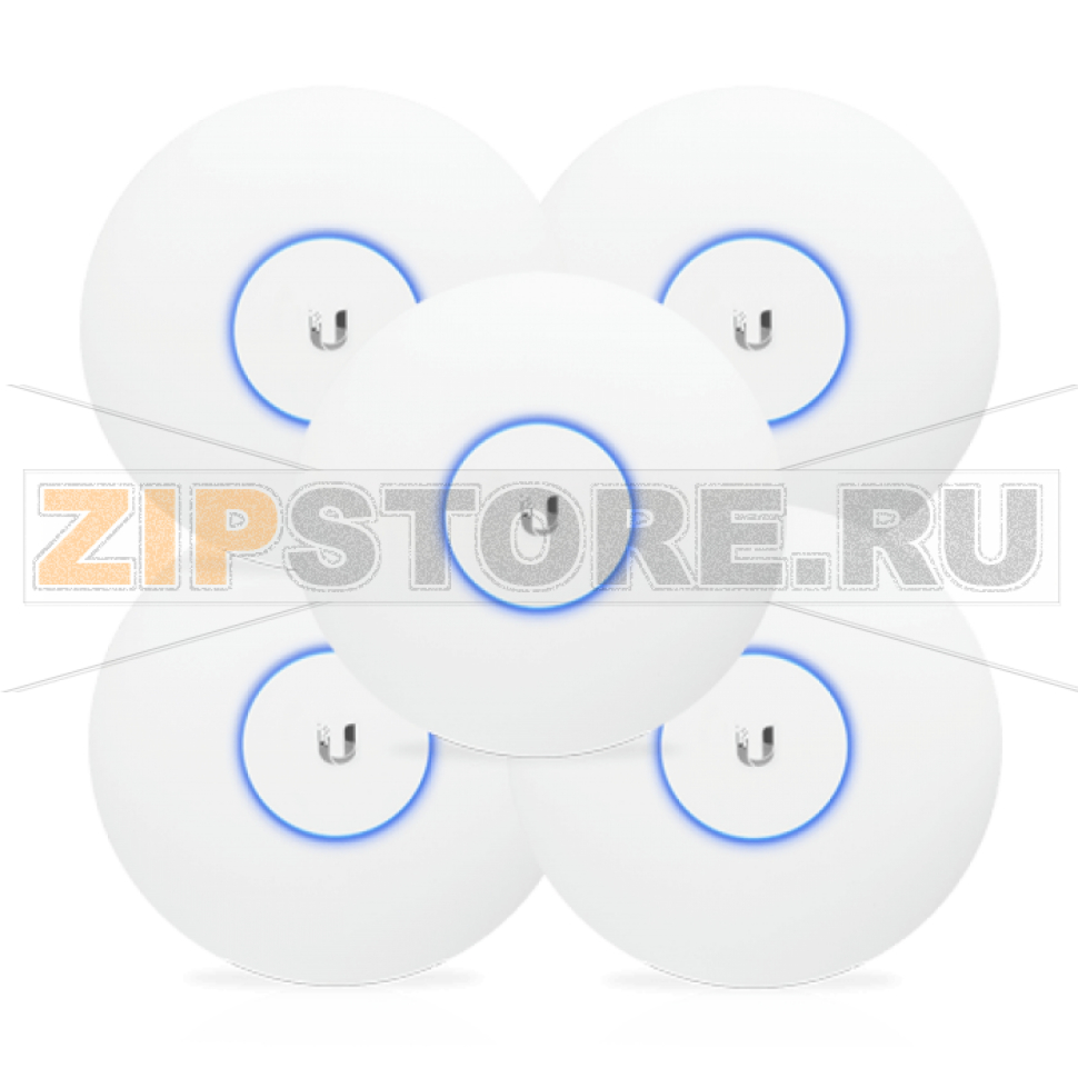 Точка доступа 2.4/5 ГГц, 5 шт Ubiquiti UAP-AC-PRO-5 