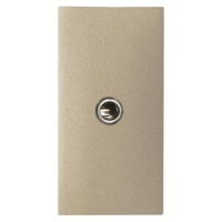 Механизм разъёма Mini Jack 3.5 мм, одномодульный, шампань ABB 2CLA215540N1901