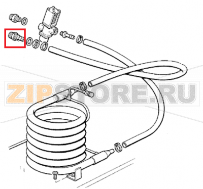 Wasserabflusschlauch Scotsman AF 200 Wasserabflusschlauch Scotsman AF 200Запчасть на сборочном чертеже под номером: 24Название запчасти Scotsman на немецком языке: wasserabflusschlauch Scotsman AF 200