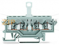 4-проводные клеммы с размыкателем; для DIN-рейки 35 x 15 и 35 x 7,5; 2,5 мм; CAGE CLAMP®; 2,50 mm; синие Wago 280-632