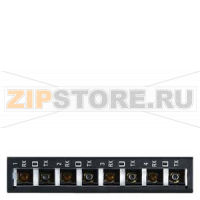Media Module for RUGGEDCOM RSG2488, 4 x 1000MBit/s SC-interface, Optical: 1000BASE-LX, Single Mode fiber optic up to 25 kilometer, 1310nm Siemens 6GK6000-8FG04-4EA0