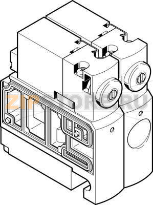 Распределитель с электроуправлением Festo CPVSC1-M1H-J-P 