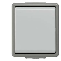 DELTA FLACHE ВЫКЛЮЧАТЕЛЬ 10А 250В НАВЕСНОГО МОНТАЖА IP44 С ЗАЩИТОЙ ОТ БРЫЗГ  ПЕРЕКРЕСТНЫЙ 1 КЛАВИША 2 ПЕРЕКЛЮЧ. КОНТАКТА Siemens 5TA4707