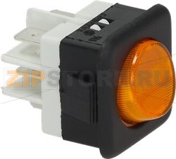 ЖЁЛТЫЙ ДВУХПОЛЮСНЫЙ ПЕРЕКЛЮЧАТЕЛЬ, 16А, 250В 