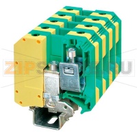 Клемма заземляющая, желто-зеленая CHIKU RTB 50-PE