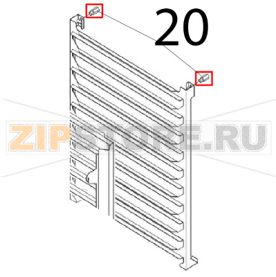 Tray M6 holder pin Angelo Po FM1011E1 Tray M6 holder pin Angelo Po FM1011E1Запчасть на деталировке под номером: 20