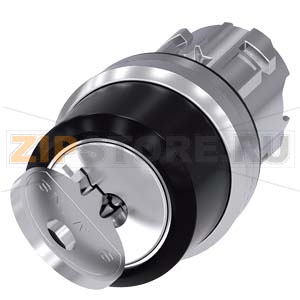 АКТУАТОР ПОВОРОТНОГО ПЕРЕКЛЮЧАТЕЛЯ С КЛЮЧОМ RONIS, 22MM, КРУГЛ., ГЛЯНЦЕВЫЙ МЕТАЛЛ, НОМЕР ЗАМКА 455, С 2 КЛЮЧАМИ, 2 КОММУТАЦИОННЫХ ПОЛОЖЕНИЯ: O <I, БЕЗ ФИКСАЦИИ, УГОЛ ПОВОРОТА РУКОЯТКИ 45 ГРАД.: 10:30Ч./12Ч., ПОЛОЖЕНИЕ ИЗЪЯТИЯ КЛЮЧА: "O", С ГРАВИРОВКОЙ ЛАЗ 