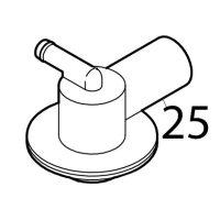 Upper hub DX Silanos N700 PS