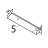 Paper guide B Toshiba TEC B-SX4T-GS20-QM-R