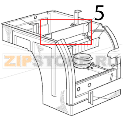Bracket Scotsman AC 56 Bracket Scotsman AC 56Запчасть на деталировке под номером: 5