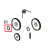 O-ring D8.0*D13.0*0.25t mm Godex EZPi-1200