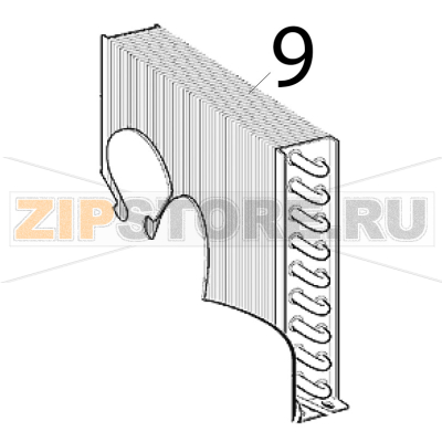 Air cooled condenser Scotsman AC 56 Air cooled condenser Scotsman AC 56Запчасть на деталировке под номером: 9