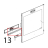 Listello inf inox porta Unox XVC 515G