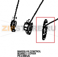 Bakerlux control board + cover Unox XB 893