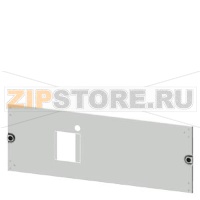 SIVACON S4 Masking frame SENTRON 3VA 3VA20 (up to 100 A) 3VA21 (up to 160 A) 3VA22 (up to 250 A) 3-pole Mounting position horizontal withdrawable connection Number of switches 1 Height 250 mm Width 800 mm Siemens 8PQ2025-8BA13