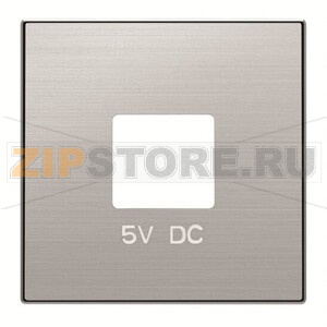 Накладка для зарядного устройства USB, нержавеющая сталь ABB 2CLA858500A1401 