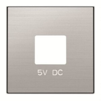 Накладка для зарядного устройства USB, нержавеющая сталь ABB 2CLA858500A1401