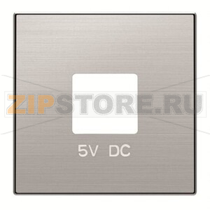 Накладка для зарядного устройства USB, нержавеющая сталь ABB 2CLA858500A1401 