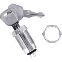 Выключатель с ключом 3 А, 1 x вкл/вкл, 1 шт TRU Components TC-SS1U