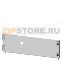 SIVACON S4, Compartment door, for Compact circuit breaker 3VA with door-coupling rotary operating mechanism, 3VA23 (400A), 3VA24 (630A), horizontal, Fixed mounting, Connection system, Number of switches: 1, IP40, H: 250 mm, W: 800 mm, Double bit Siemens 8