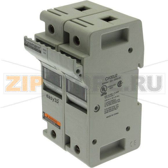 Держатель предохранителя, 30 A, AC 600 В, DC 600 В, 200 кА, 65x72x117 мм Eaton 30AJ MODULEAR FU 