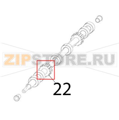 Ruota rete Zanolli Synthesis 11/65 VE Ruota rete Zanolli Synthesis 11/65 VEЗапчасть на деталировке под номером: 22