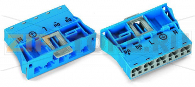 Защелкивающийся штекер; 5-пол.; Код. I; 4,00 mm; синие Wago 770-2115 Protected against mismating and maintenance-freePush-in CAGE CLAMP® spring pressure connection technology allows solid conductors to be simply pushed into a unit.Two wire connections per pole for loops or bridgesAdditional variable coding is possible....