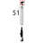 Tappo sup. SX colonnina porta vetro interno linemiss Unox XF 190