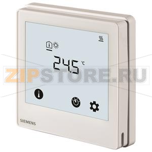 RDD810KN/NF - Сенсорный комнатный термостат с коммцникацией KNX, для приложений отопления (для китайских рамок) Siemens RDD810KN/NF 